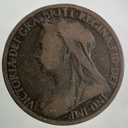 1901 Victoria One Penny Coin | Collectable Grade