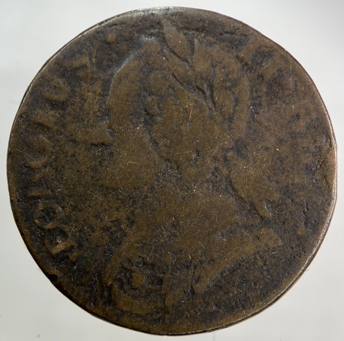 1744 George II 2nd Half - Penny Coin | Collectable Grade