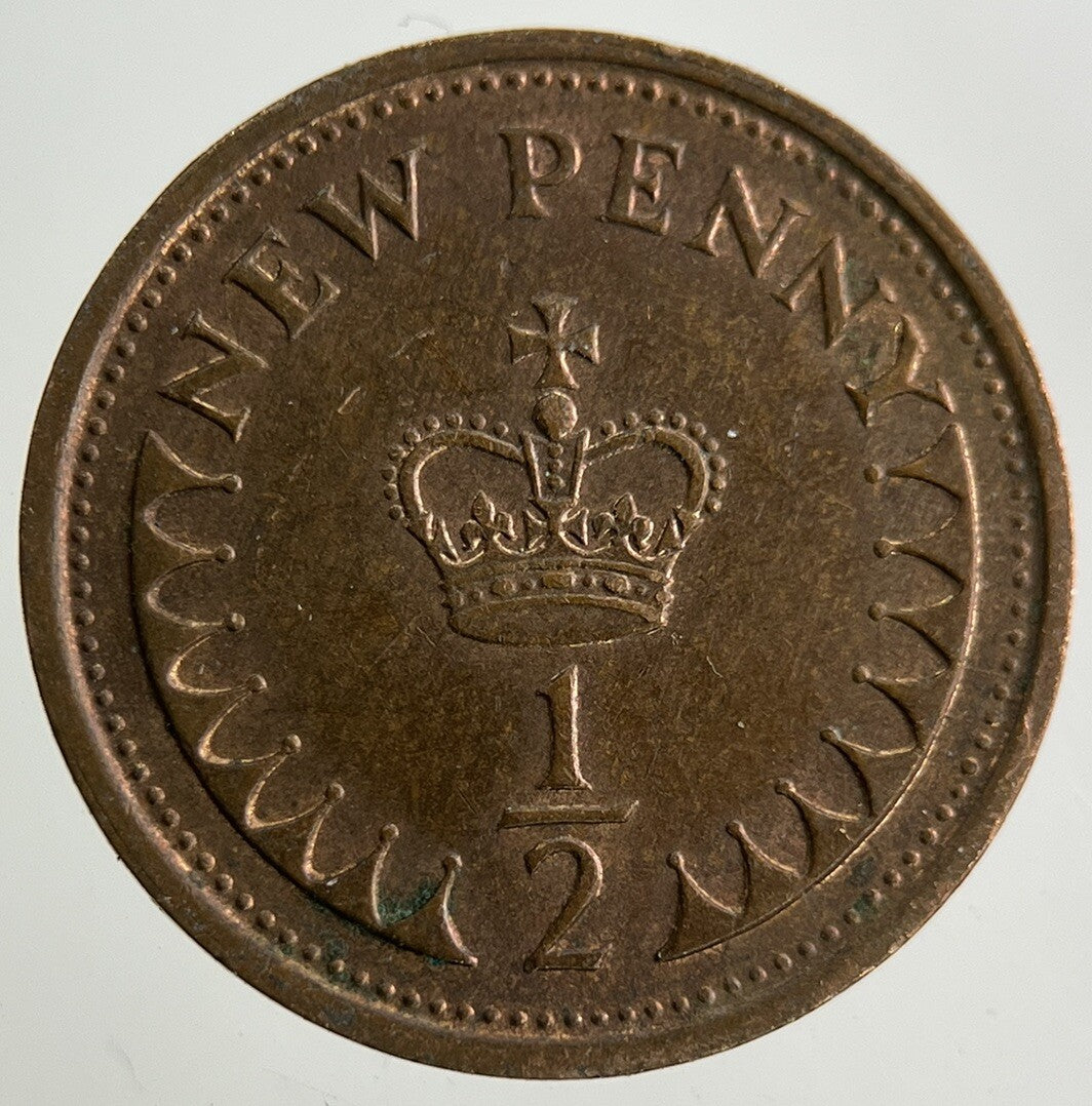 1976 Elizabeth II 2nd New 1/2 Half - Penny Coin | Fine Collectable Grade