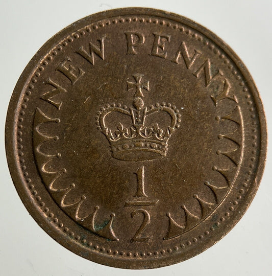 1976 Elizabeth II 2nd New 1/2 Half - Penny Coin | Fine Collectable Grade