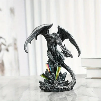 Fantasy Dragon Figurine Resin Home Sculpture Gift UK