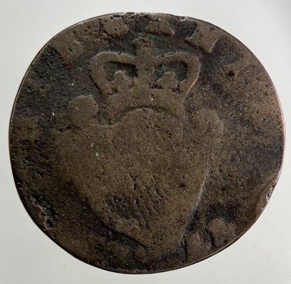 1744 Irish Half - Penny Coin | Collectable Grade