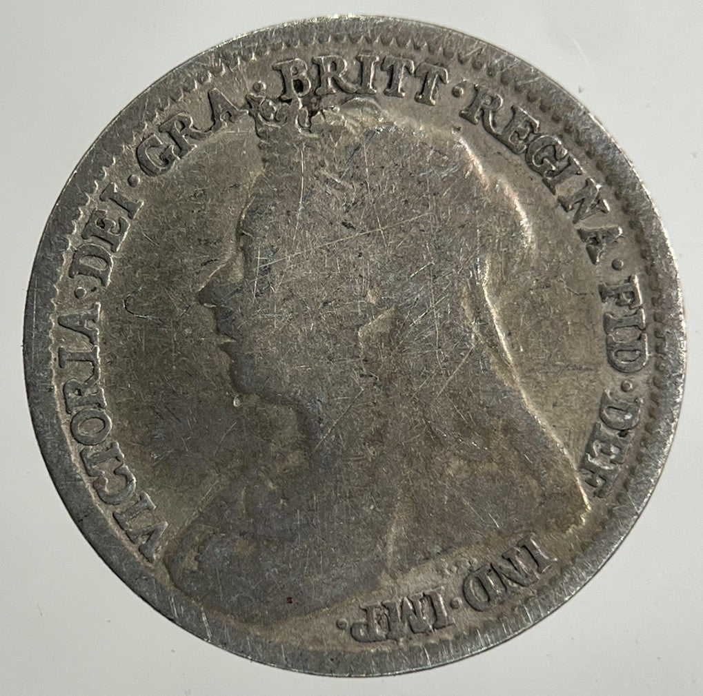 1897 Victoria Threepence Silver Coin | Collectable Grade