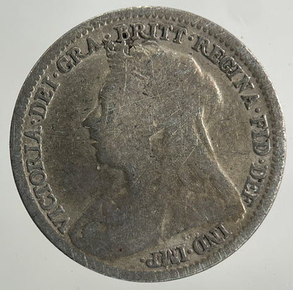 1897 Victoria Threepence Silver Coin | Collectable Grade