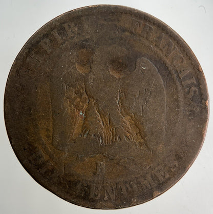 1855 France 10 Centimes Coin | Collectable Grade