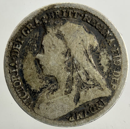 1901 Victoria Threepence Silver Coin | Collectable Grade