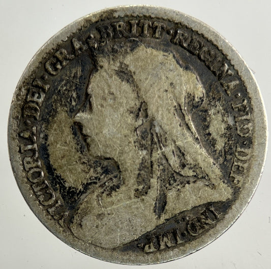 1901 Victoria Threepence Silver Coin | Collectable Grade