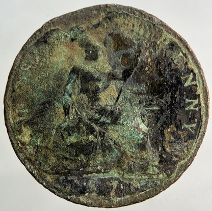 British Victoria Half - Penny Coin | Worn Grade