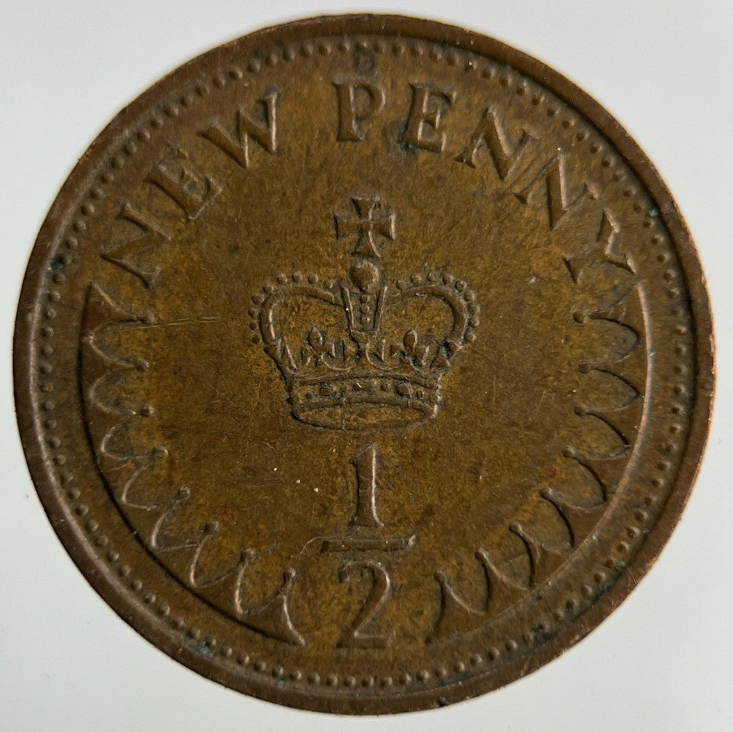 1971 Elizabeth II 2nd 1/2 Half - Penny Coin | Fine Collectable Grade
