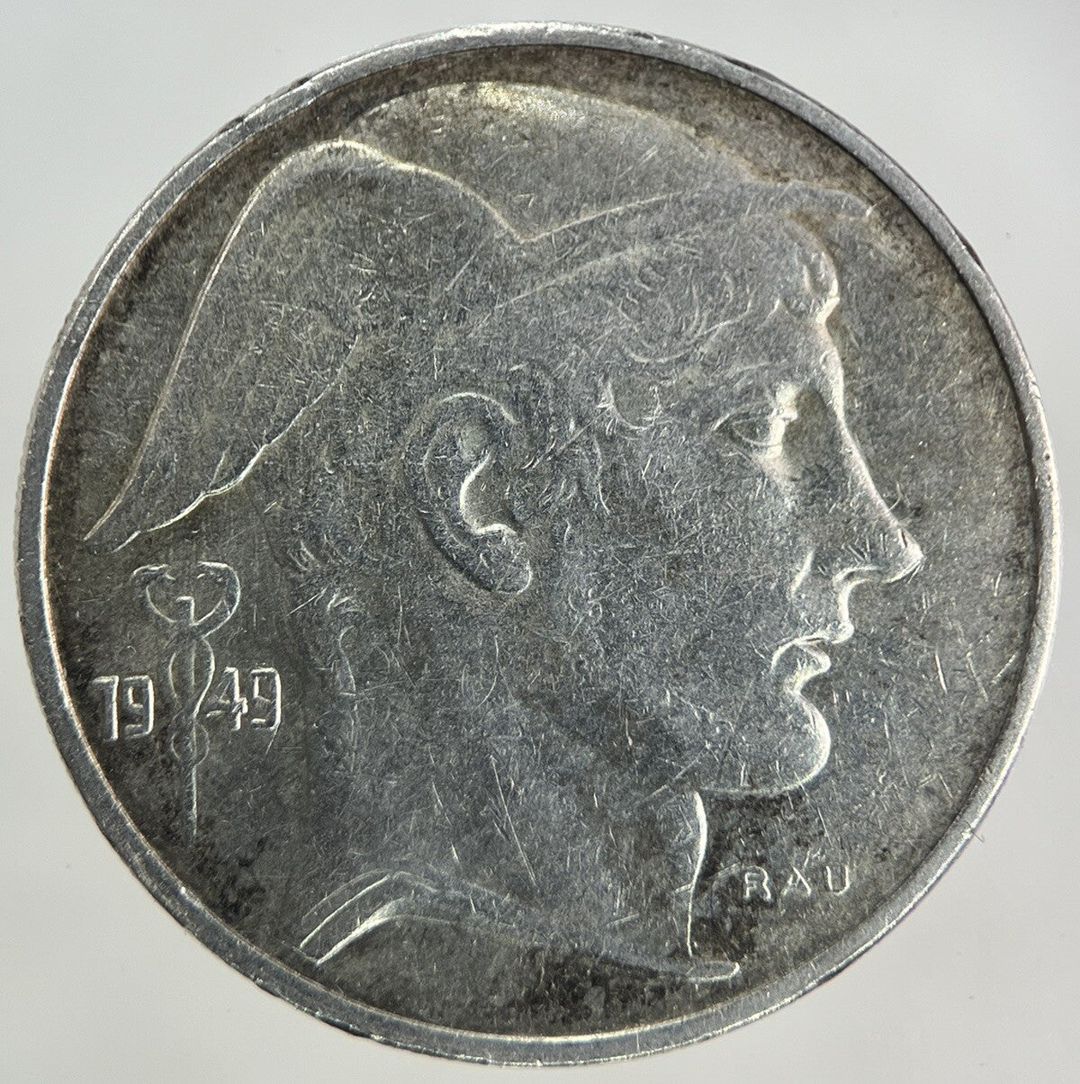 1949 Belgium 20 Francs Silver Coin | Fine Collectable Grade