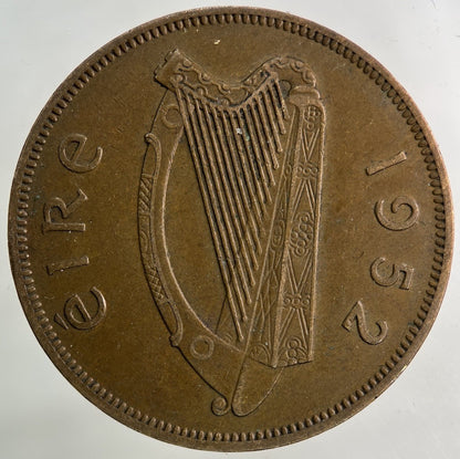 1952 Irish One Penny Coin | Very High Grade