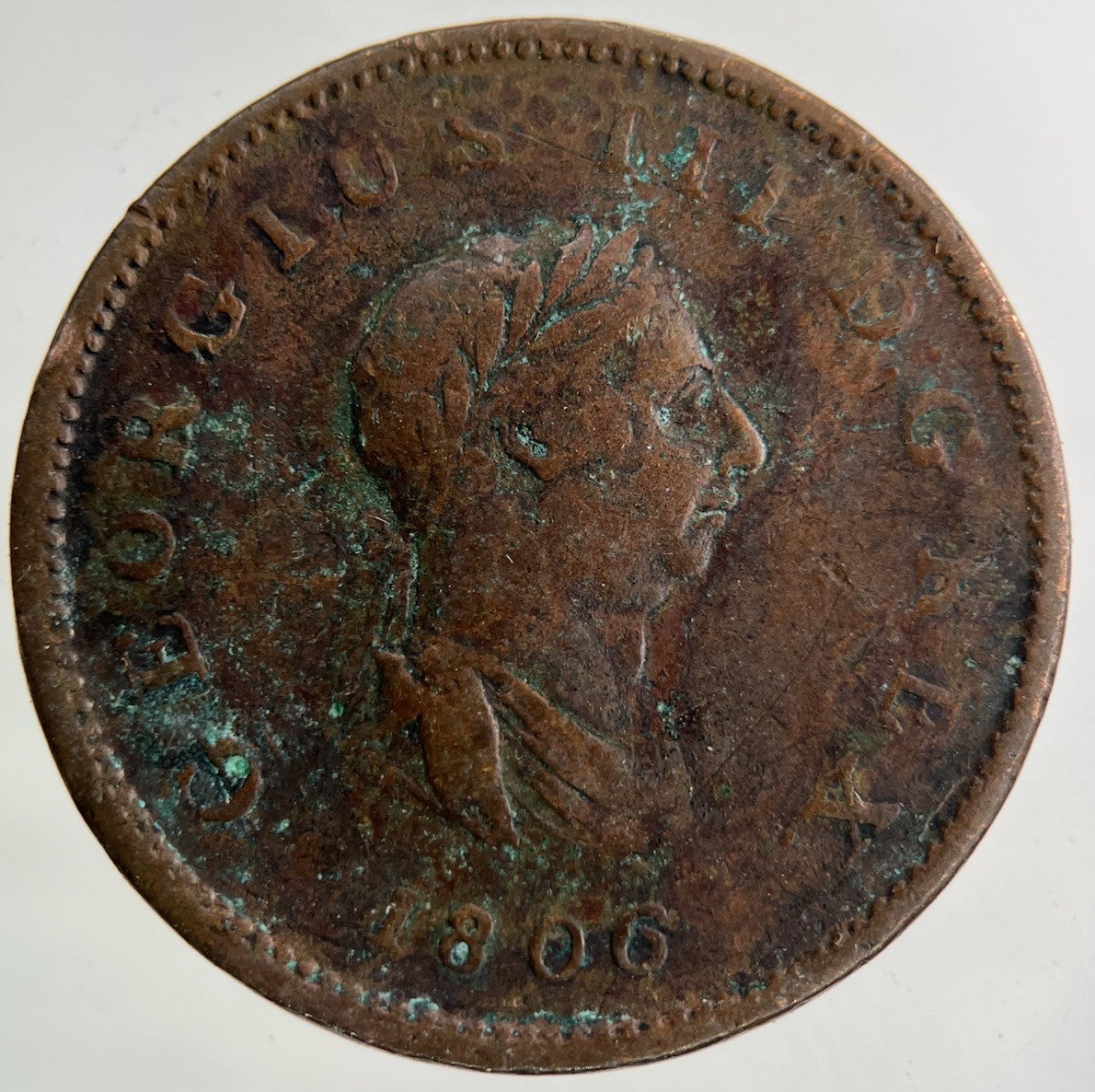 1806 George III 3rd Half - Penny Coin | Collectable Grade