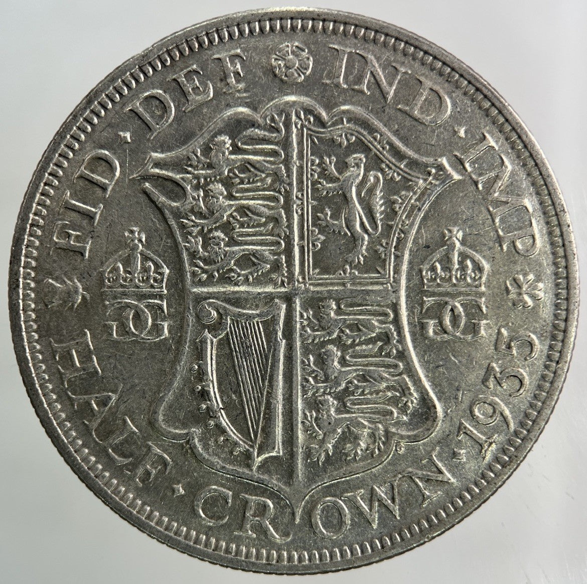 1935 George V Half - Crown Silver Coin | Very High Grade