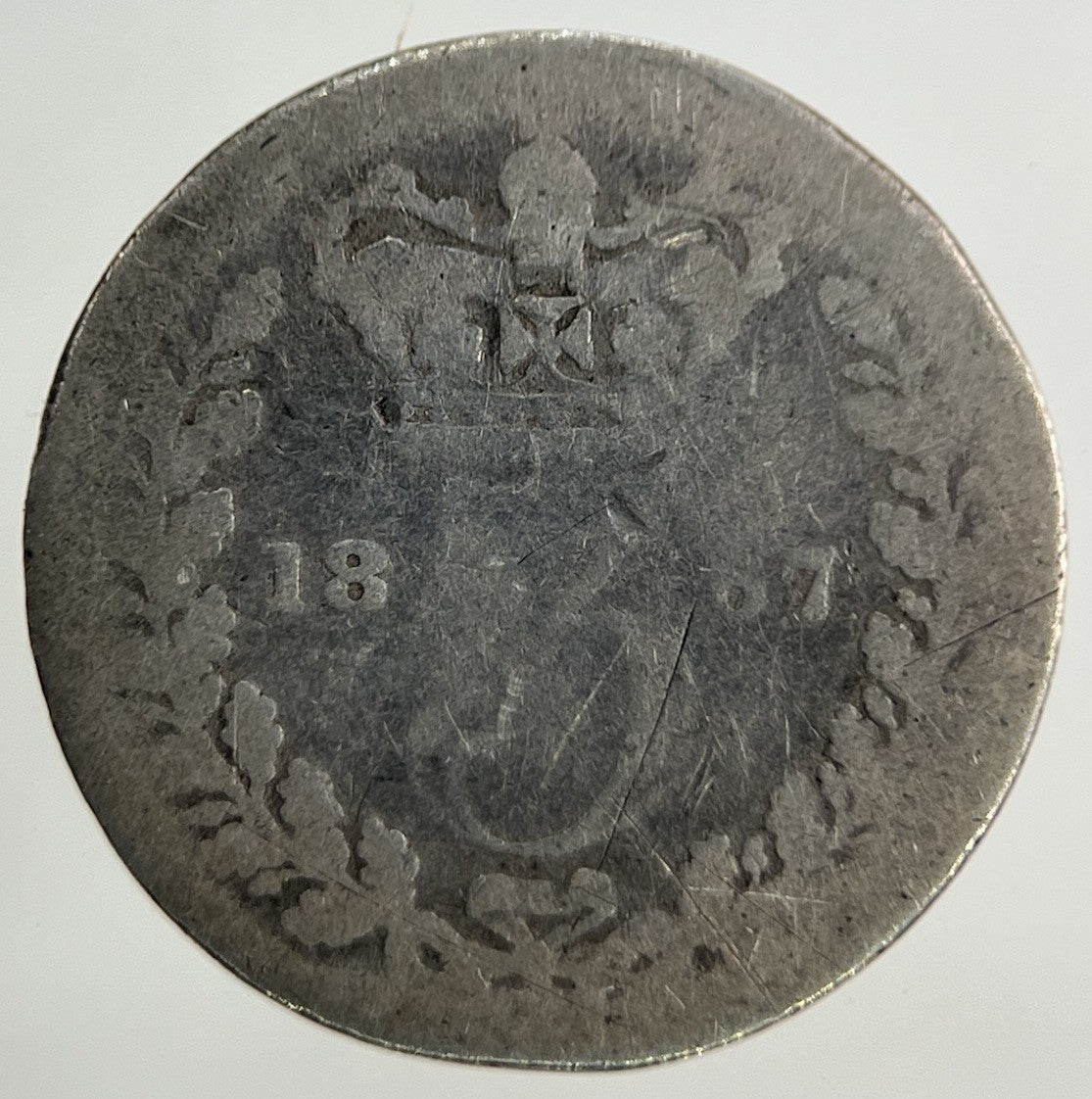British Victoria Threepence Silver Coin | Fair Grade