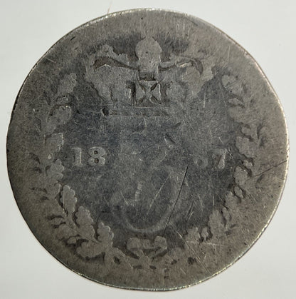 British Victoria Threepence Silver Coin | Fair Grade