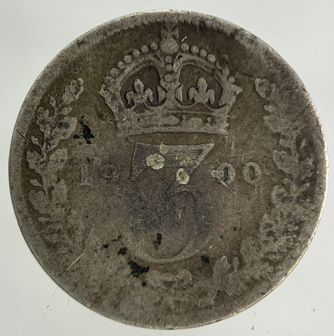 1900 Victoria Threepence Silver Coin | Collectable Grade