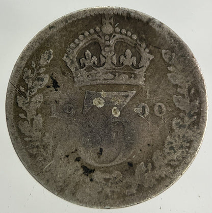 1900 Victoria Threepence Silver Coin | Collectable Grade