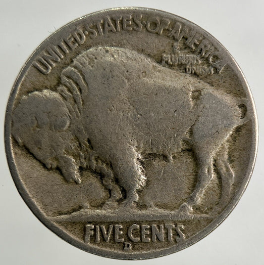 1934 - D US USA Nickel 5 Cents Coin | Collectable Grade