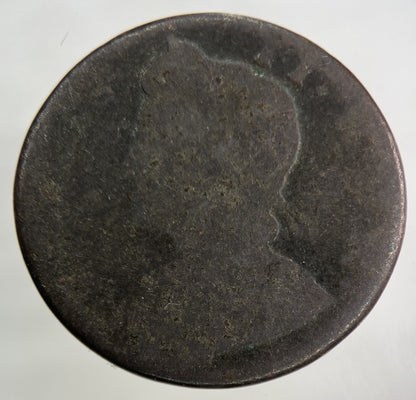 1735 George II 2nd Half - Penny Coin | Fair Grade