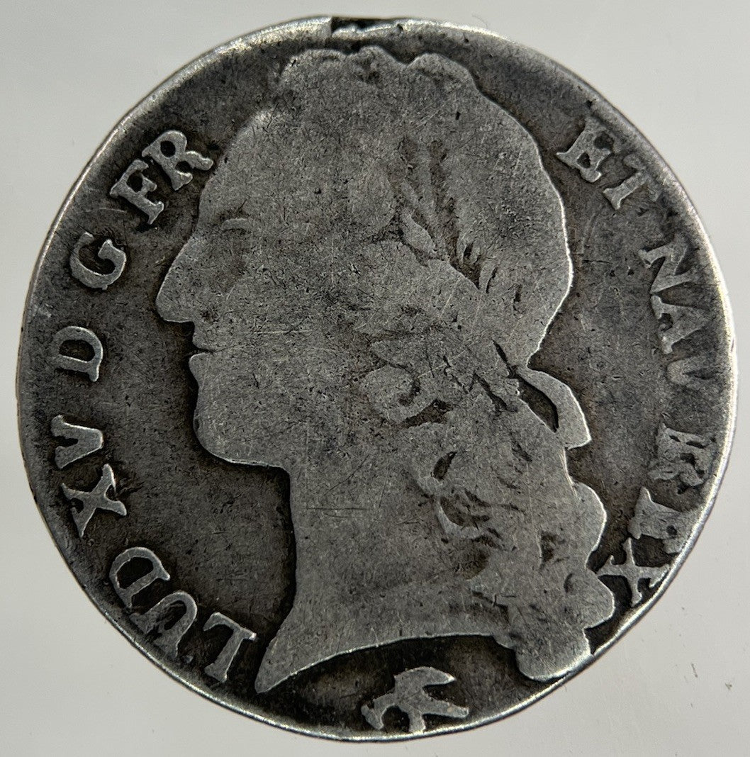 1771 France 1/10 Ecu Silver Coin | Fine Collectable Grade
