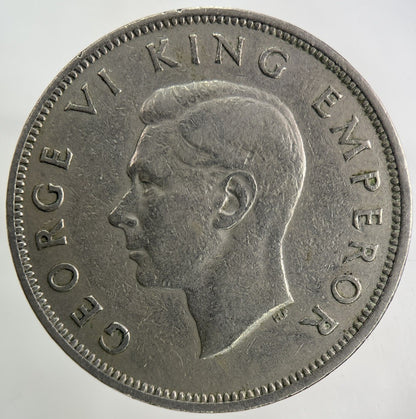1947 New Zealand Half Crown Coin | Fine Collectable Grade