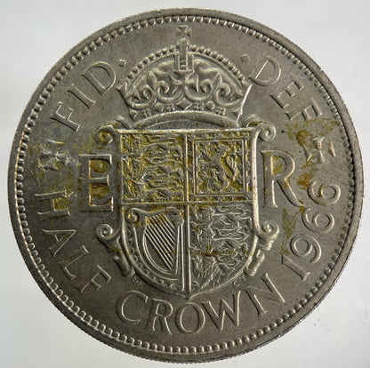 1966 Elizabeth II 2nd Half - Crown Coin | Fine Collectable Grade