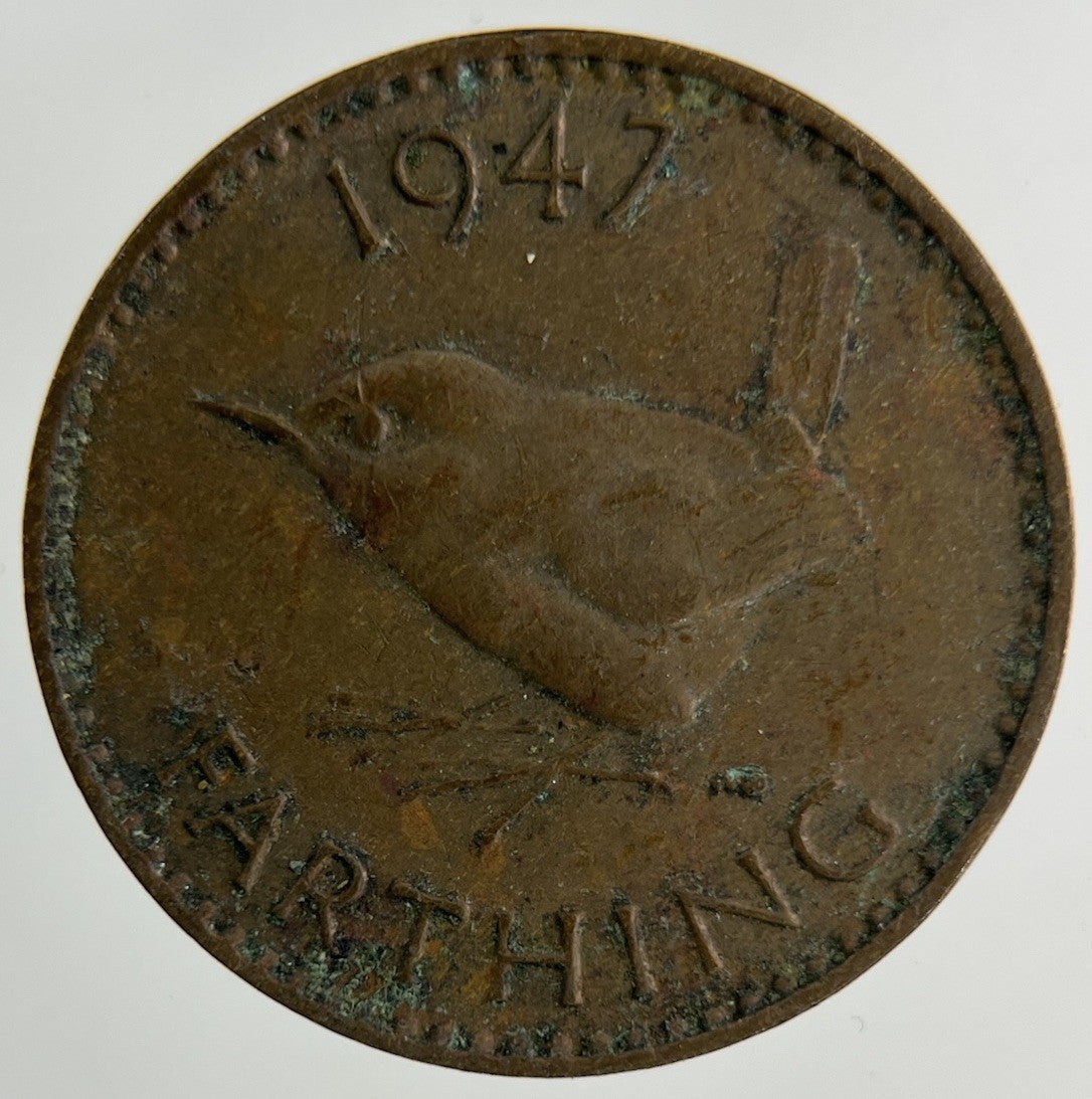 1947 George VI Wren Farthing Coin | Collectable Grade
