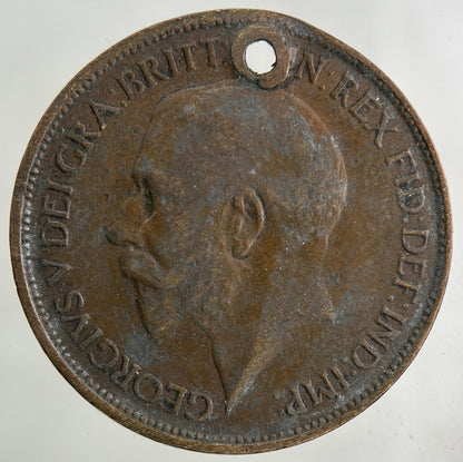 1922 George V Half - Penny Coin | Fine Collectable Grade