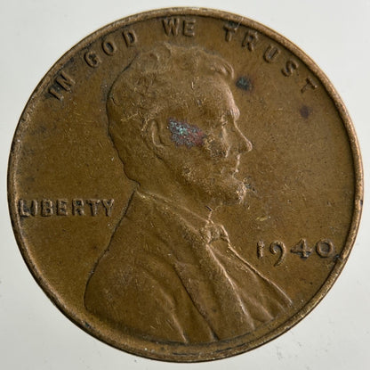 1940 US USA One Cent Coin | Fine Collectable Grade