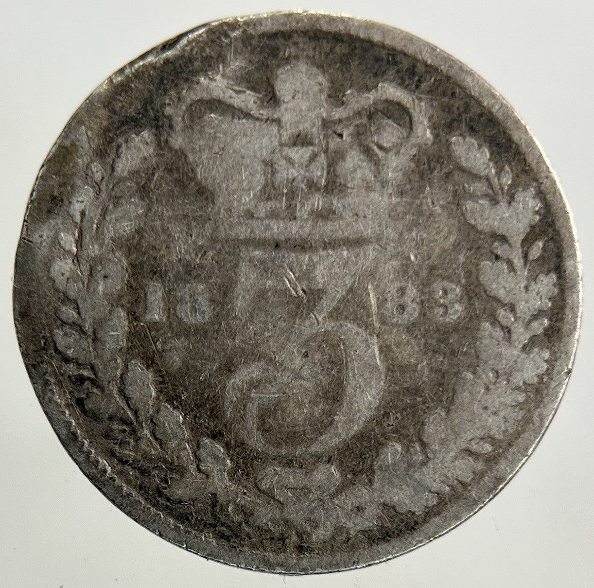 1883 Victoria Threepence Silver Coin | Collectable Grade