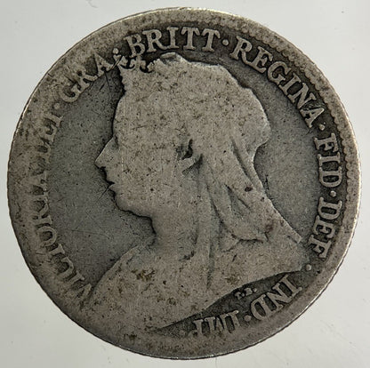1901 Victoria Sixpence Silver Coin | Collectable Grade