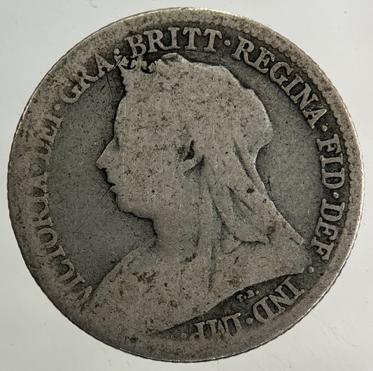1901 Victoria Sixpence Silver Coin | Collectable Grade