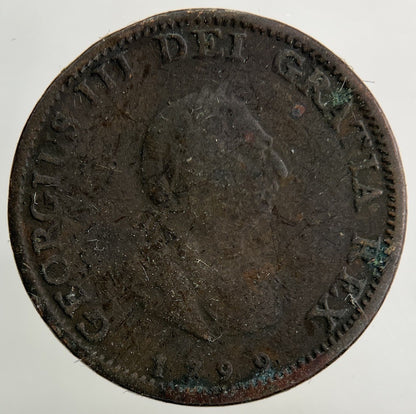 1799 George III 3rd Farthing Coin | Collectable Grade