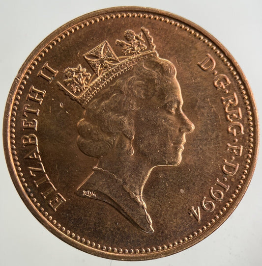 1994 Elizabeth II 2nd 2p Two - Pence Coin | Very High Grade