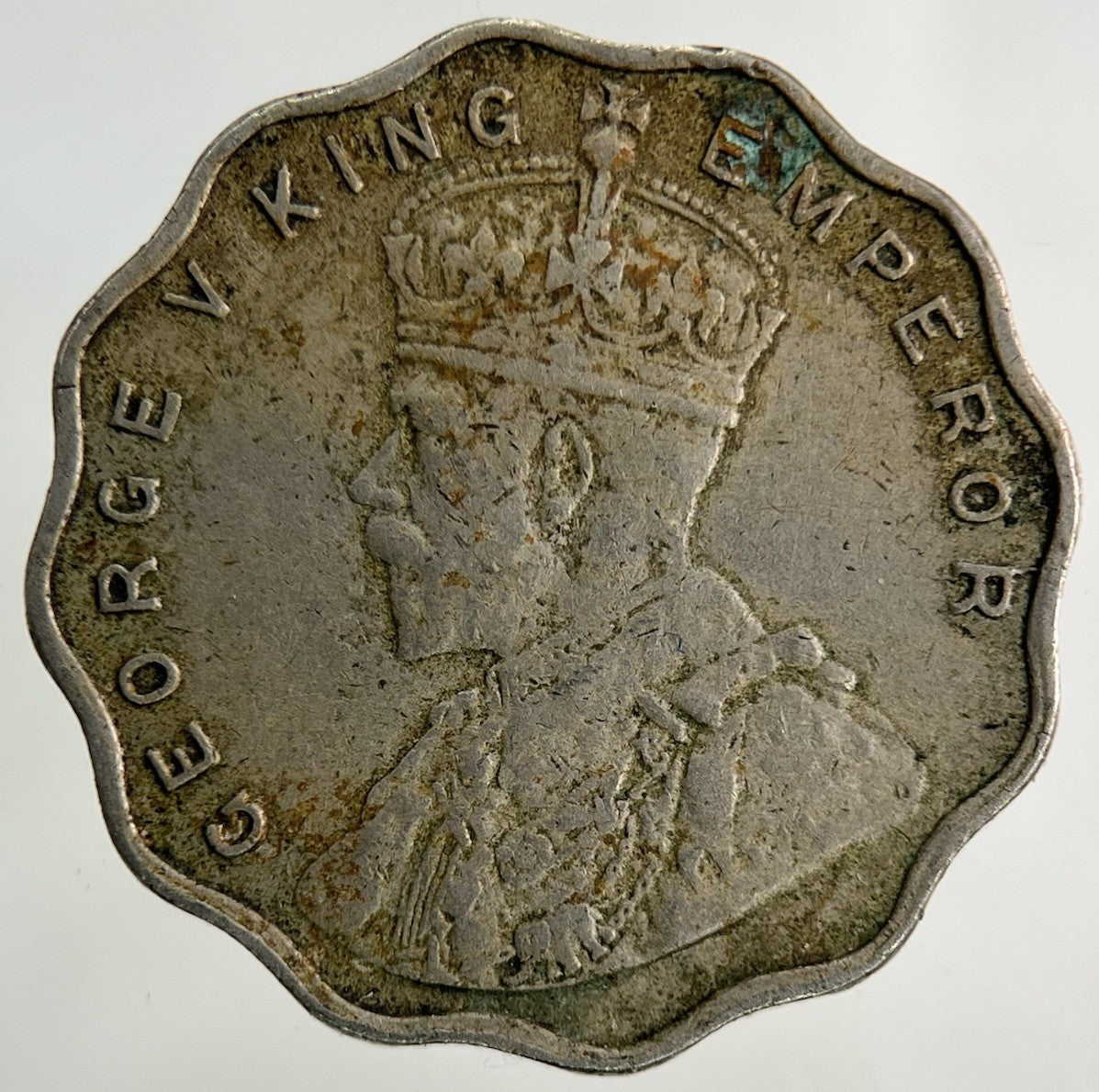 1918 India 1 Anna Coin | Fine Collectable Grade