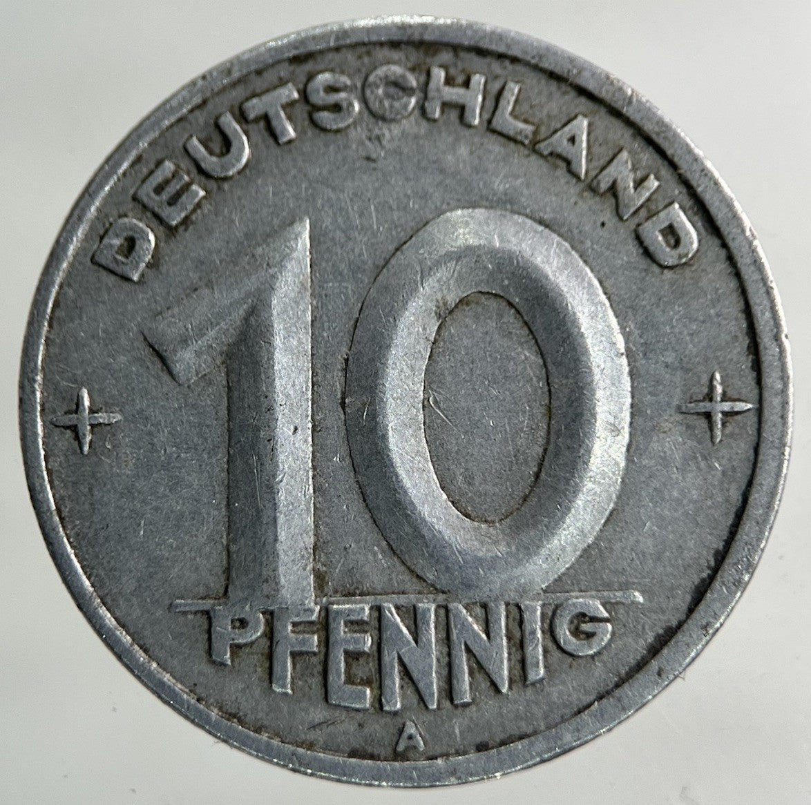 1949 Germany 10 Pfennig Coin | Fine Collectable Grade