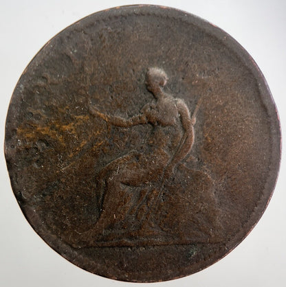 1806 George 3rd III Half - Penny British Coin | Collectable Grade | a7540