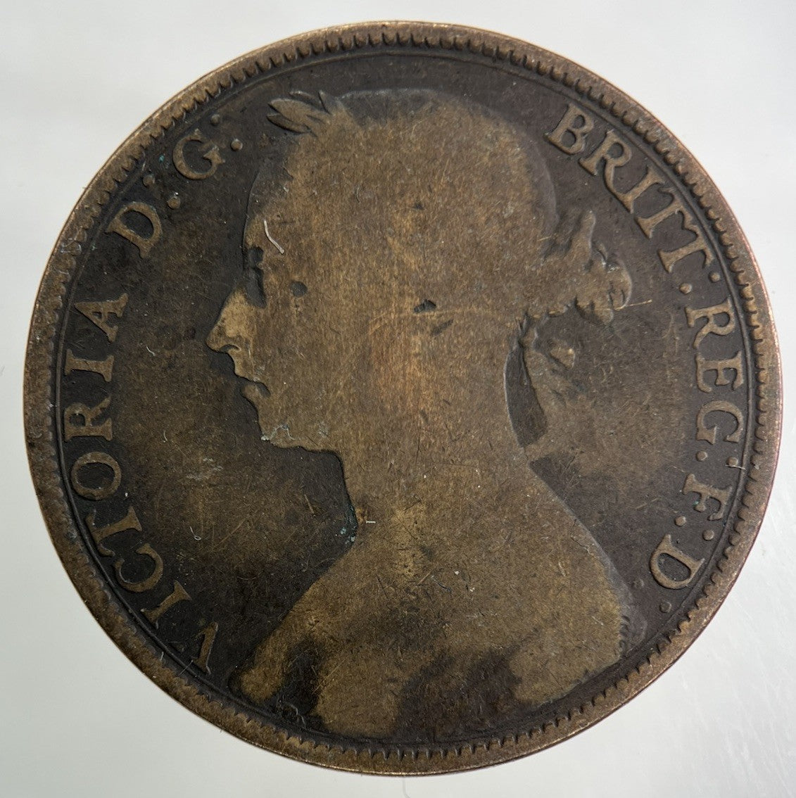 1891 Victoria One Penny Coin | Collectable Grade