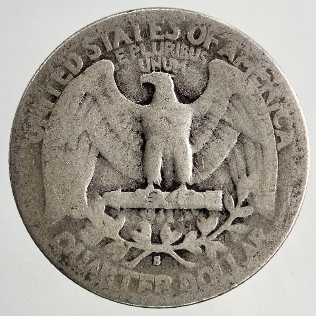 1943 - S US USA Quarter Dollar Silver Coin | Collectable Grade