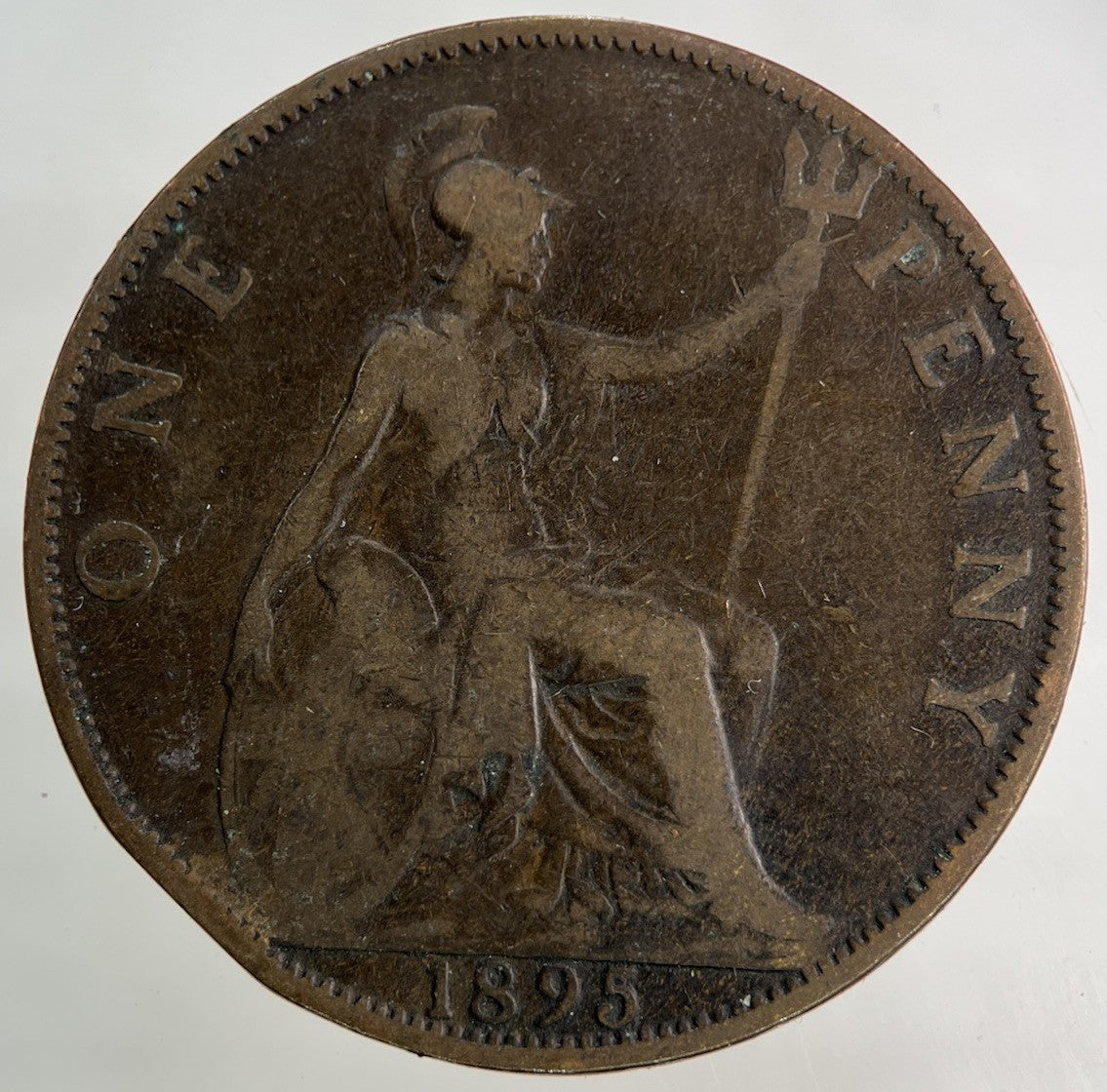 1895 Victoria One Penny Coin | Collectable Grade