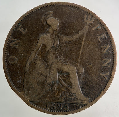1895 Victoria One Penny Coin | Collectable Grade