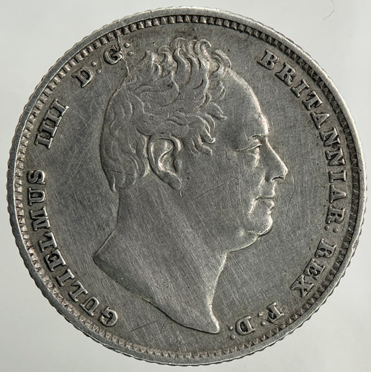 1834 William IV Sixpence Silver Coin | Very High Grade