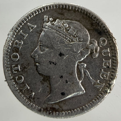 1901 Hong Kong 5 Cents Silver Coin | Collectable Grade