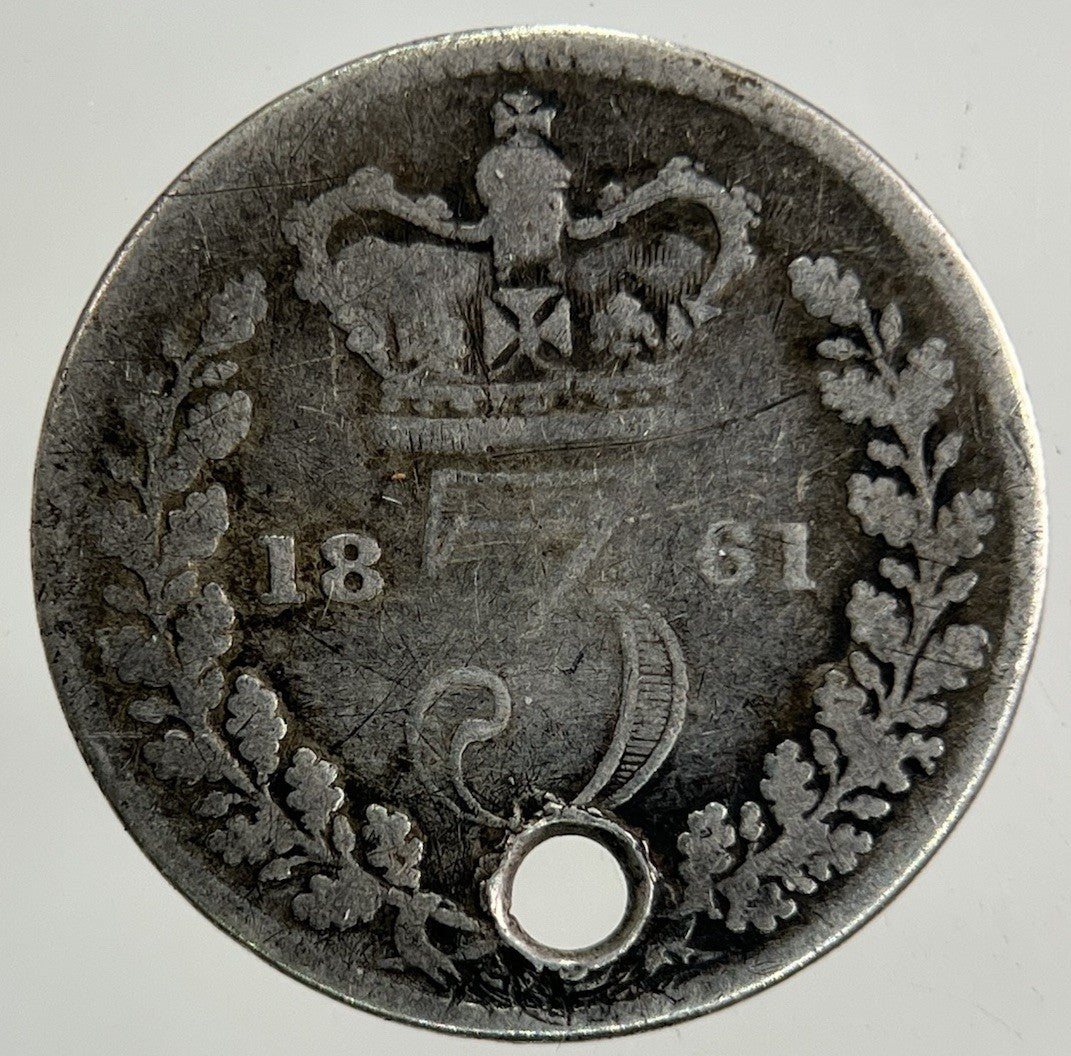 1861 Victoria Threepence Silver Coin | Collectable Grade