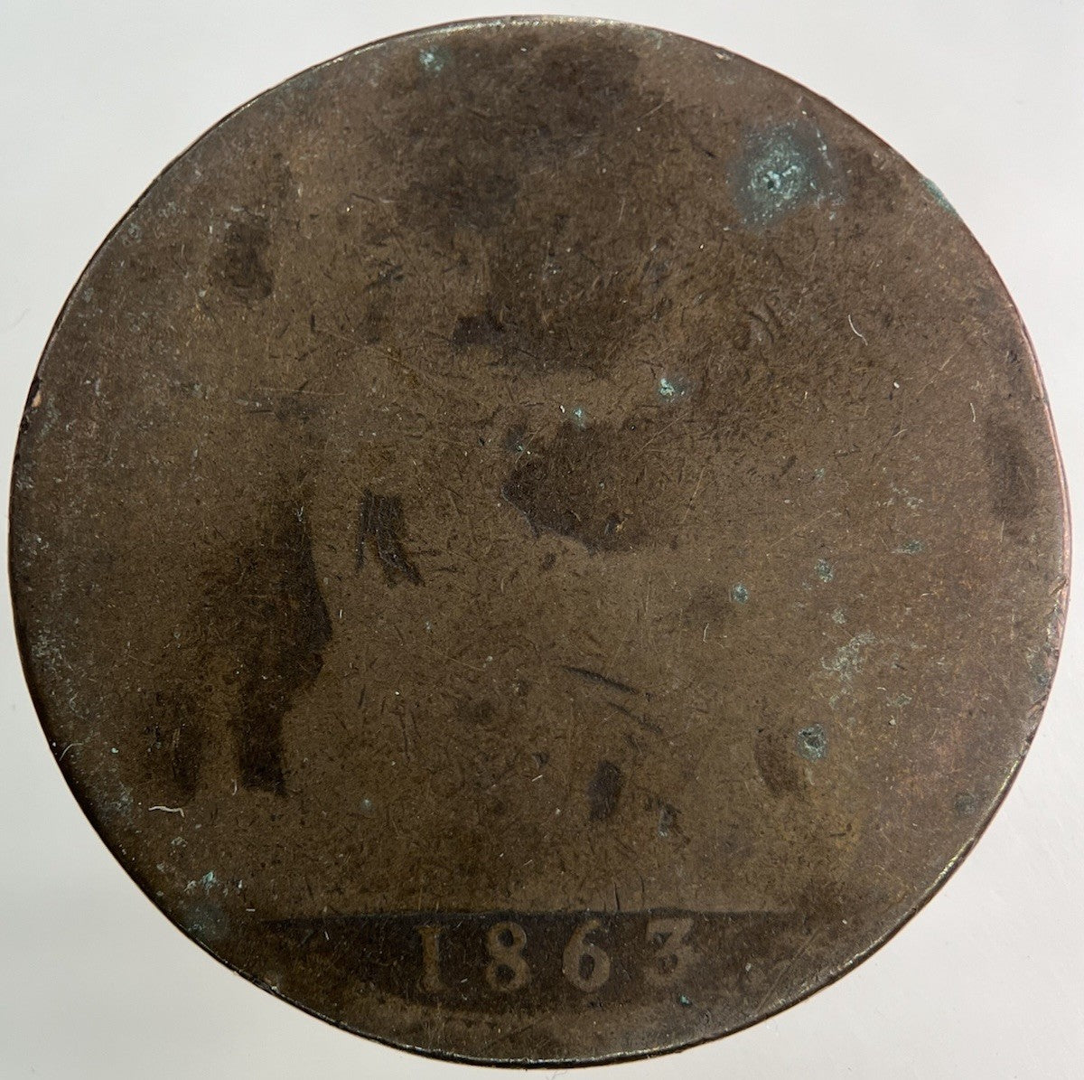 1863 Victoria One Penny Coin | Collectable Grade