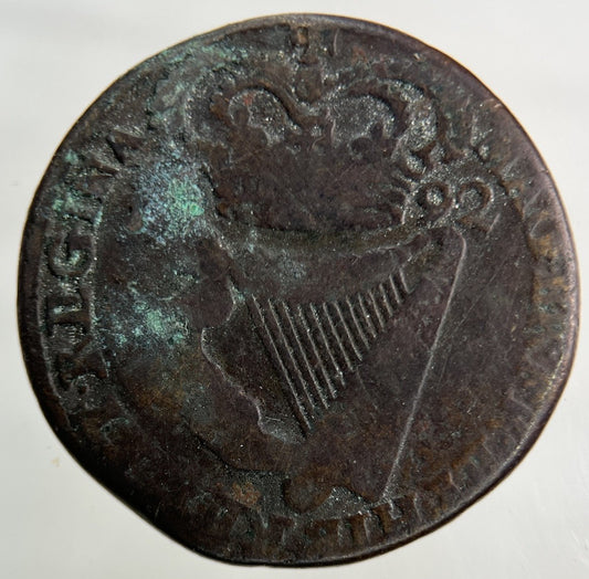 1692 Irish Half - Penny Coin | Collectable Grade