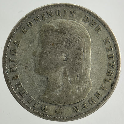 1897 Netherlands 25 Cents Silver Coin | Collectable Grade