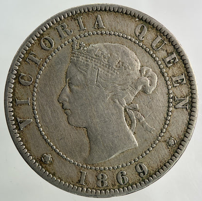 1869 Jamaica Half - Penny Coin | Fine Collectable Grade