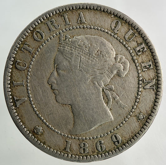 1869 Jamaica Half - Penny Coin | Fine Collectable Grade
