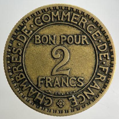 1922 France 2 Francs Coin | Fine Collectable Grade